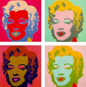 Amdy Warhol Marilyn Portrait