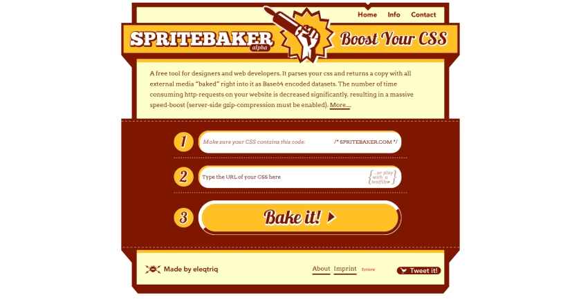 Velocizzare il sito web con Spritebaker