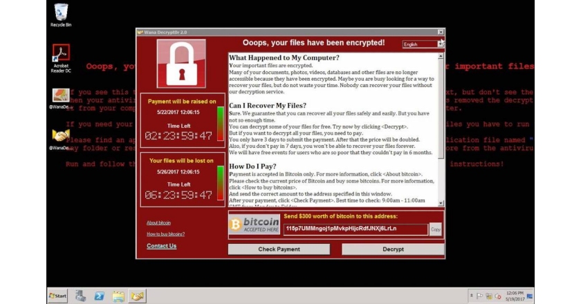 WannaCry malware ransomware